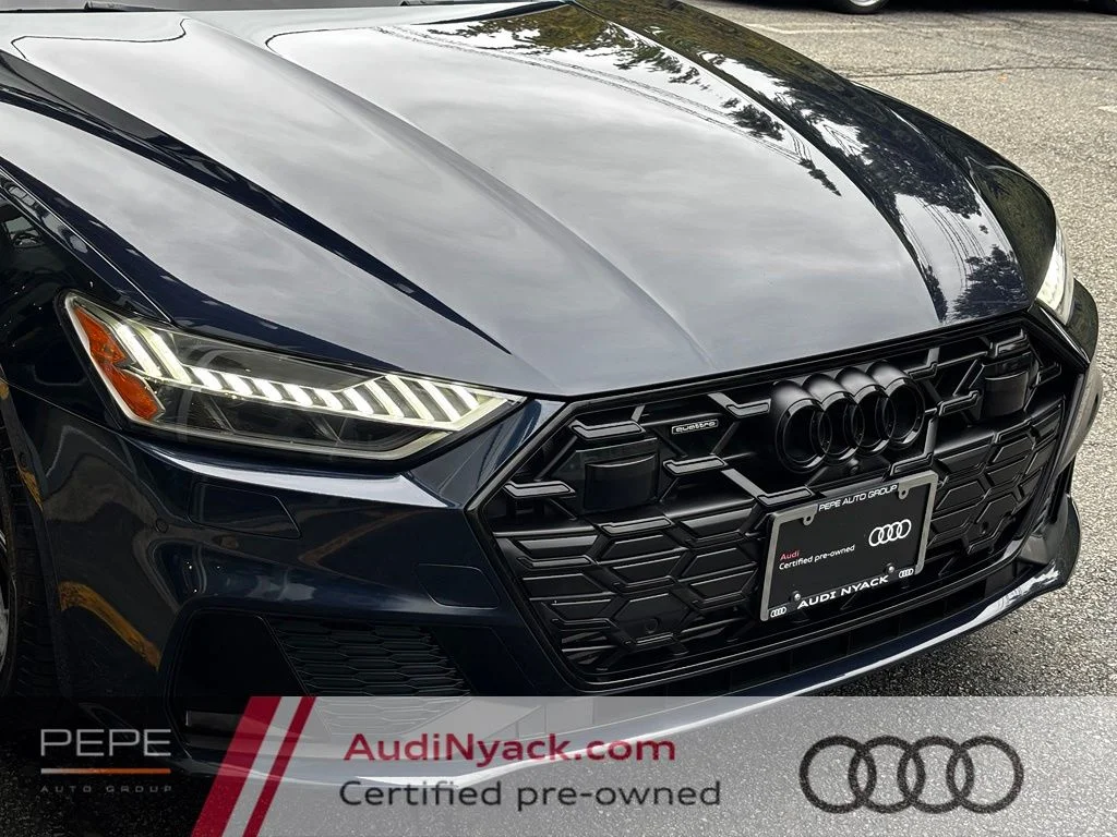 Certified Used 2024 Blue Audi 55 Prestige image 5