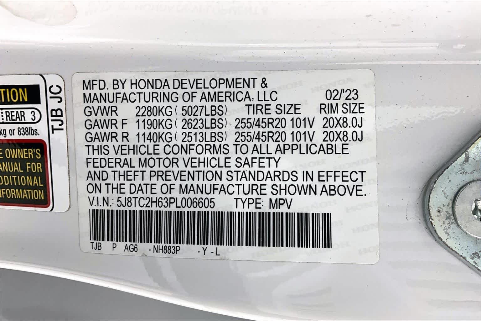 Used 2023 Platinum White Pearl Acura w/A-Spec Package image 30