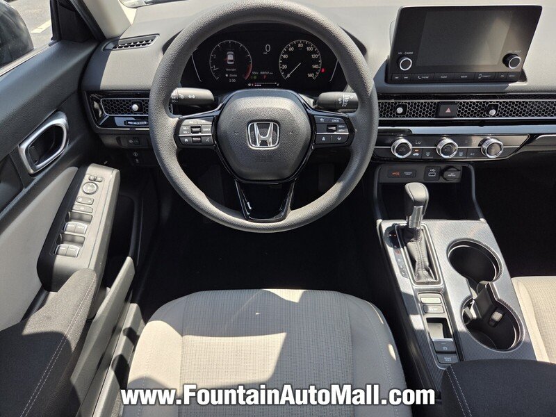 Used 2024 Meteorite Gray Metallic Honda LX CVT image 12