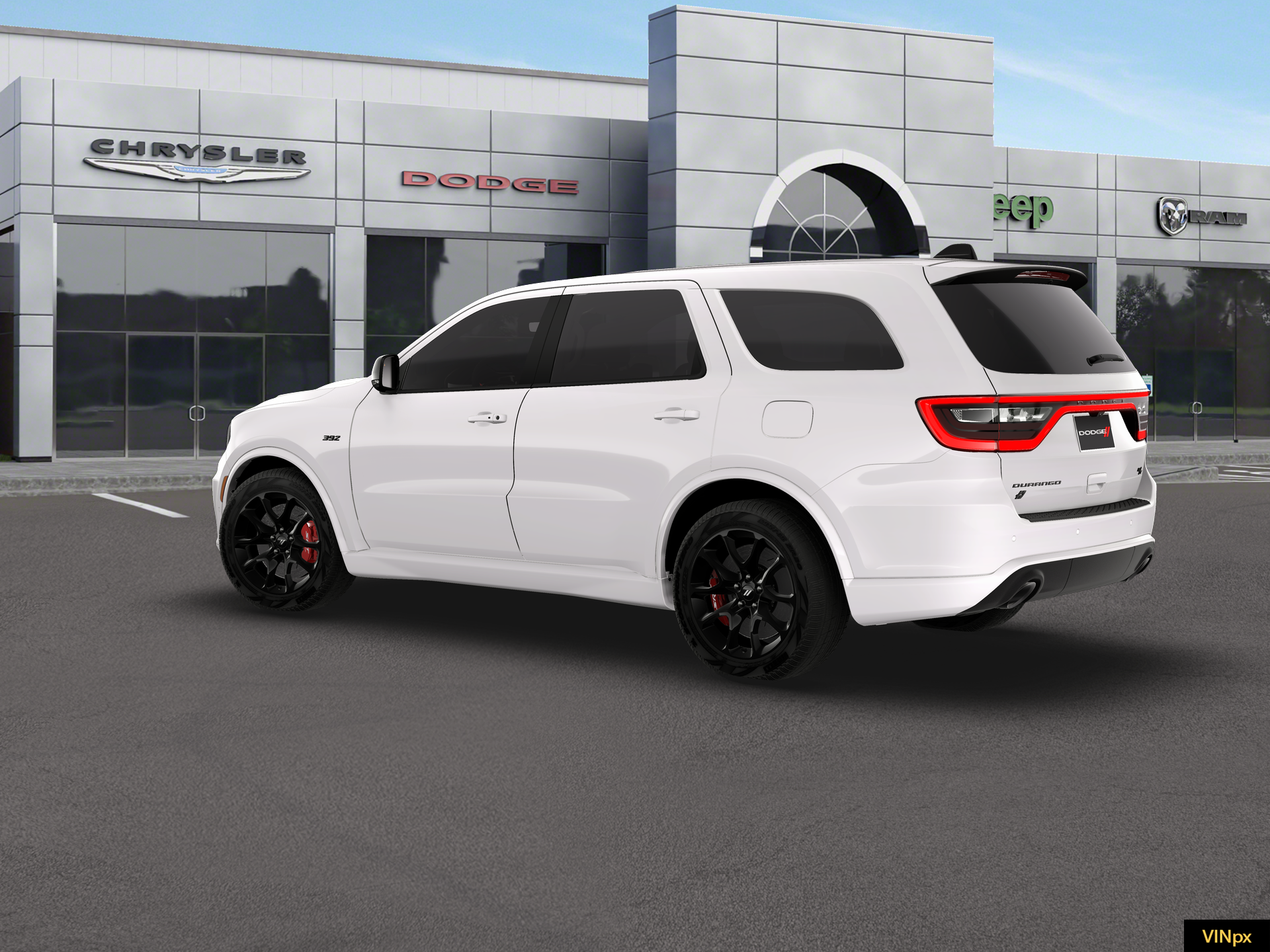 New 2026 White Knuckle Clear-Coat Exterior Paint Dodge R/T 392 AWD image 4