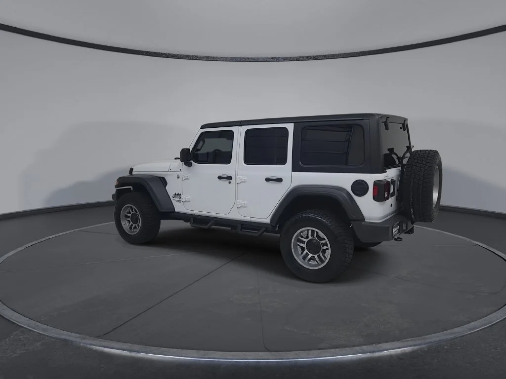 Certified Used 2018 White Jeep Unlimited Sport image 12