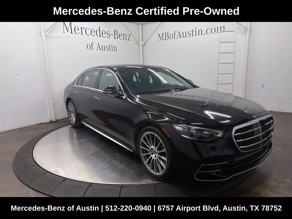 Certified Used 2023 Black Mercedes-Benz S 580 image 1