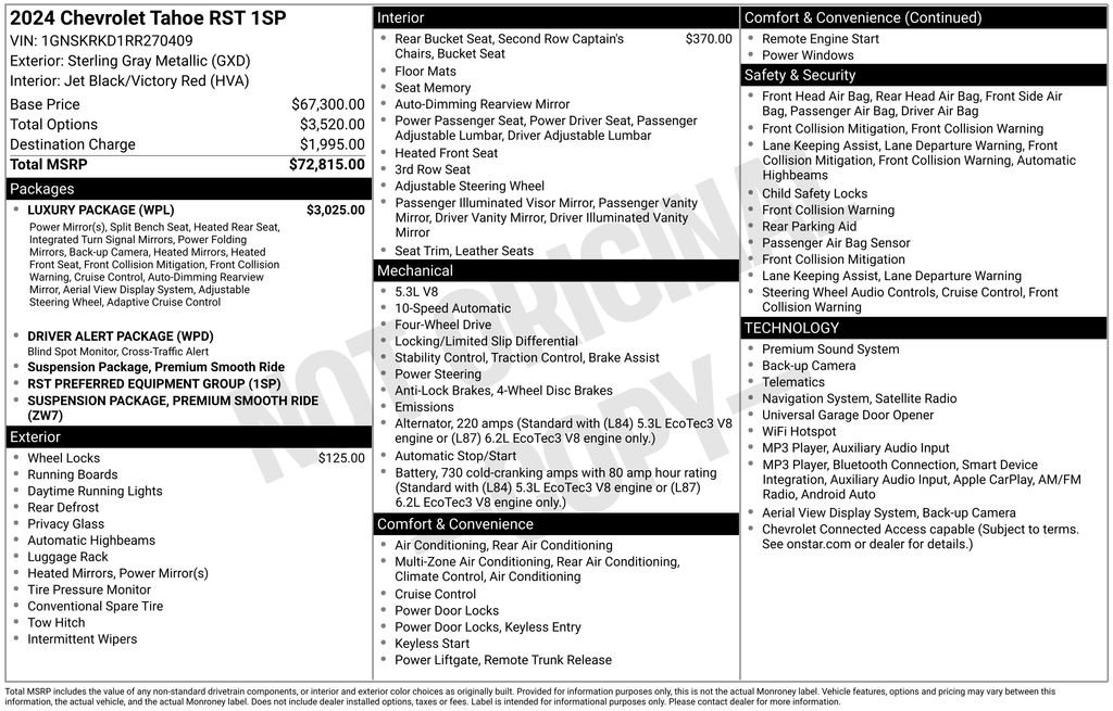 Used 2024 Gray Chevrolet RST image 22