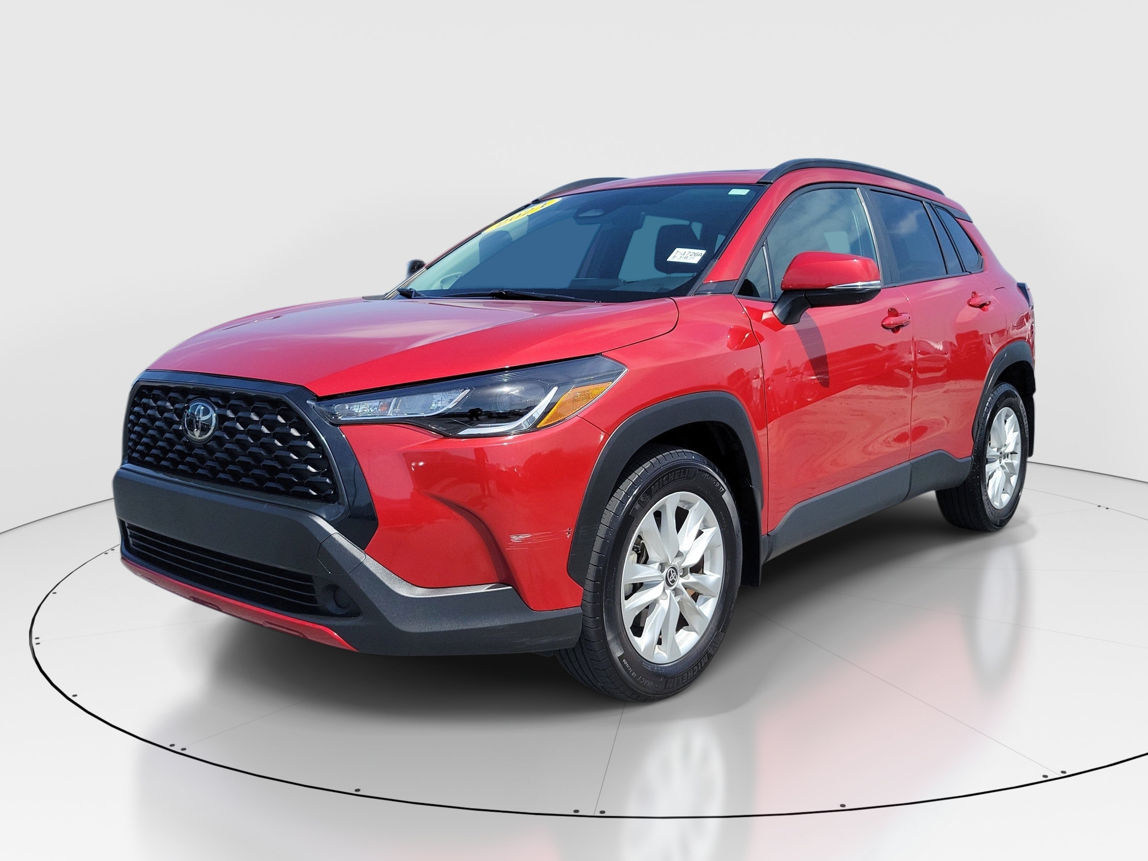 Certified Used 2024 Barcelona Red Metallic Toyota LE image 3
