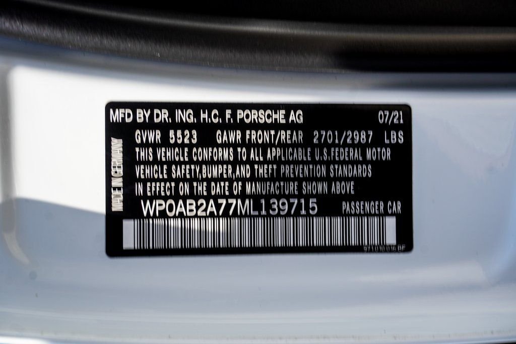 Used 2021 White Porsche 4S image 46