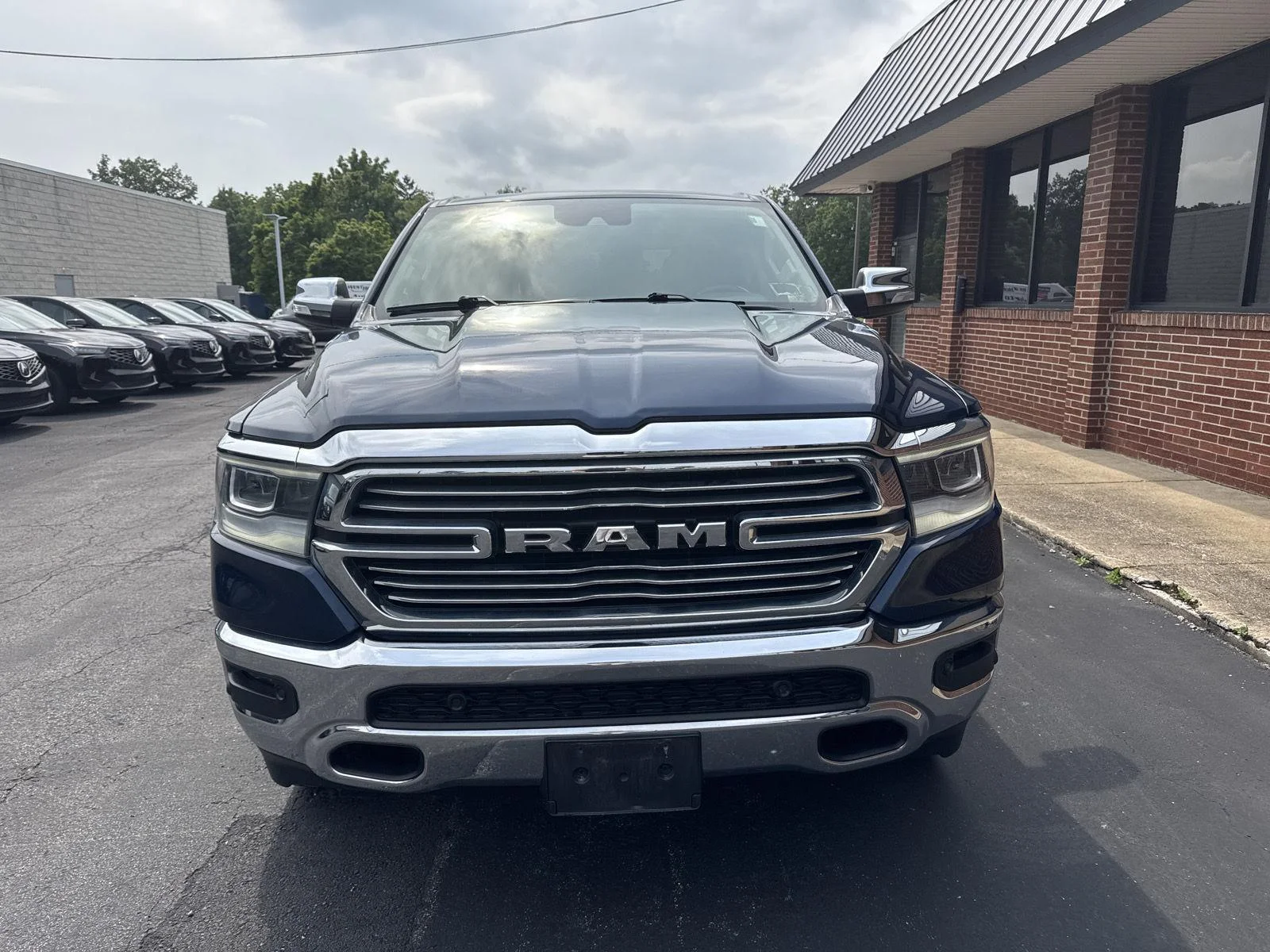 Used 2021 Patriot Blue Pearlcoat Ram Laramie image 2