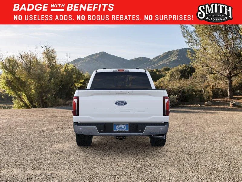 New 2026 Star White Metallic Tri-Coat Ford Lariat® image 6