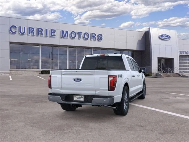 New 2026 Star White Metallic Tri-Coat Ford Lariat image 8