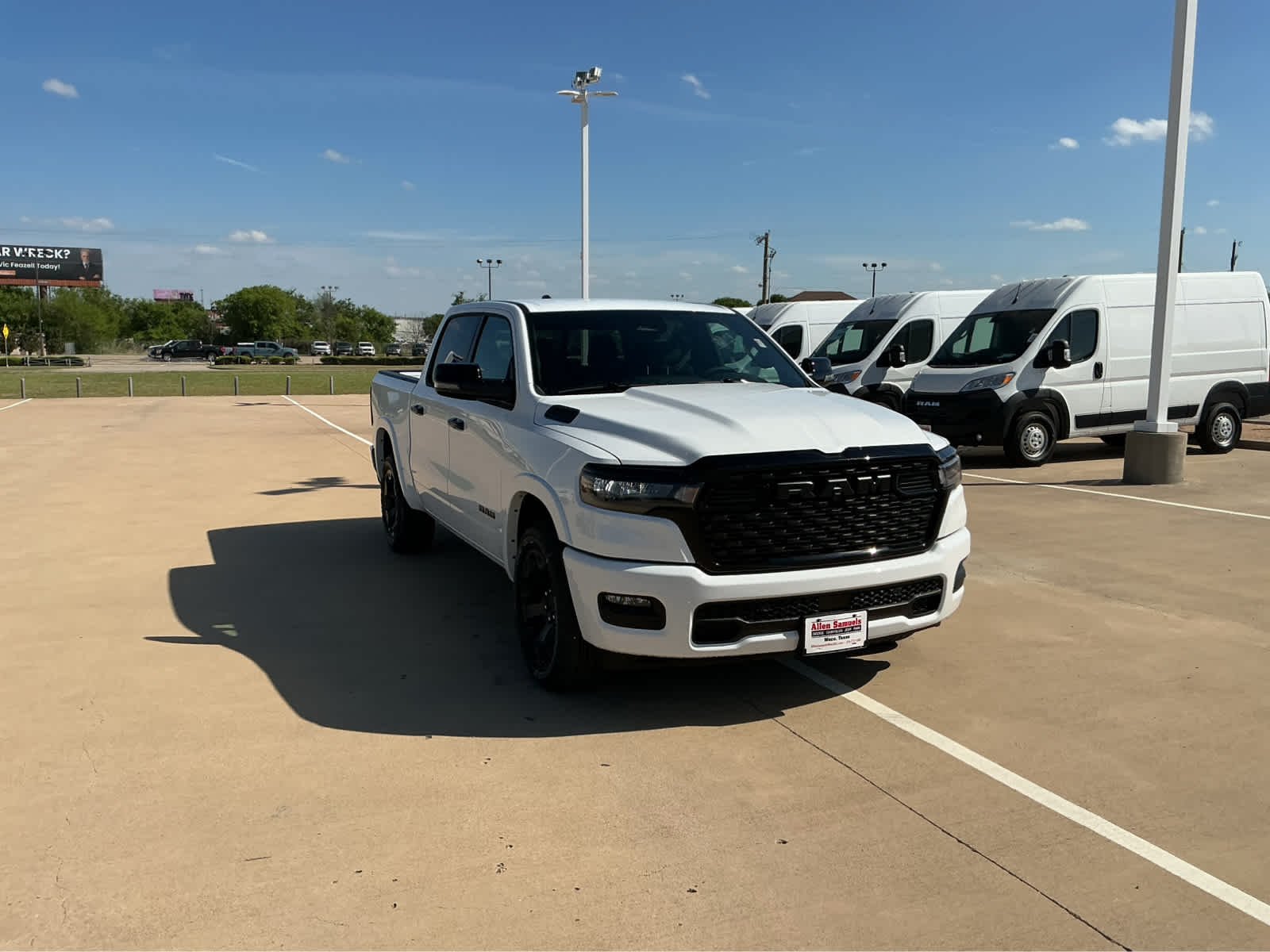 New 2026 Bright White Clearcoat RAM Lone Star image 4