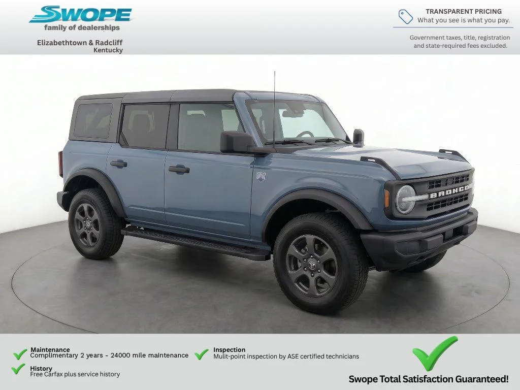 Used 2025 Azure / Gray Metallic Ford Big Bend image 3