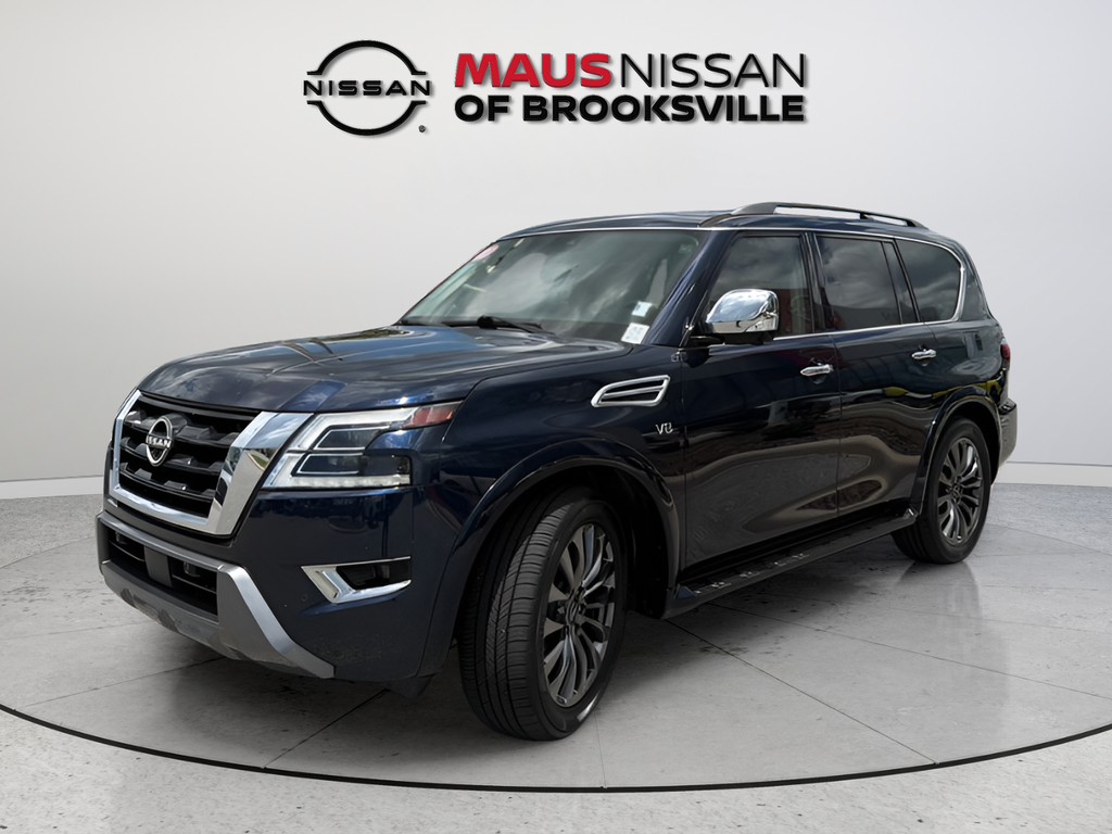 Used 2021 Blue Nissan Platinum image 4