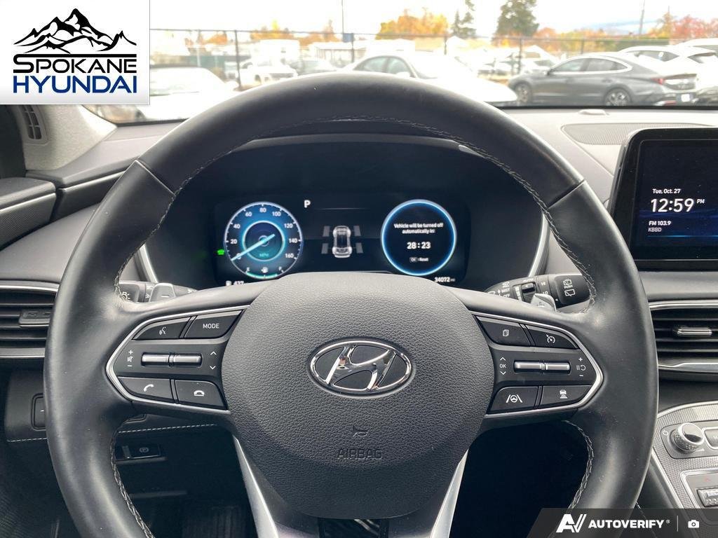 Certified Used 2022 Lagoon Blue Hyundai Limited image 17