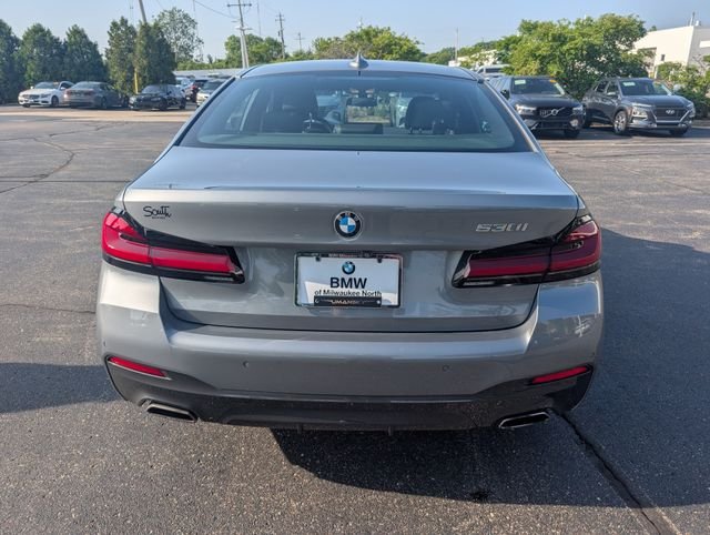 Certified Used 2023 Skyscraper Grey Metallic BMW 530i image 3