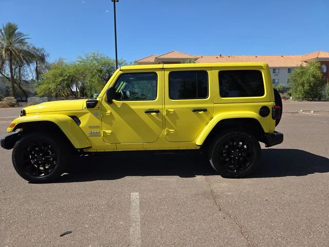 Used 2024 Yellow Jeep Sahara 4xe image 5
