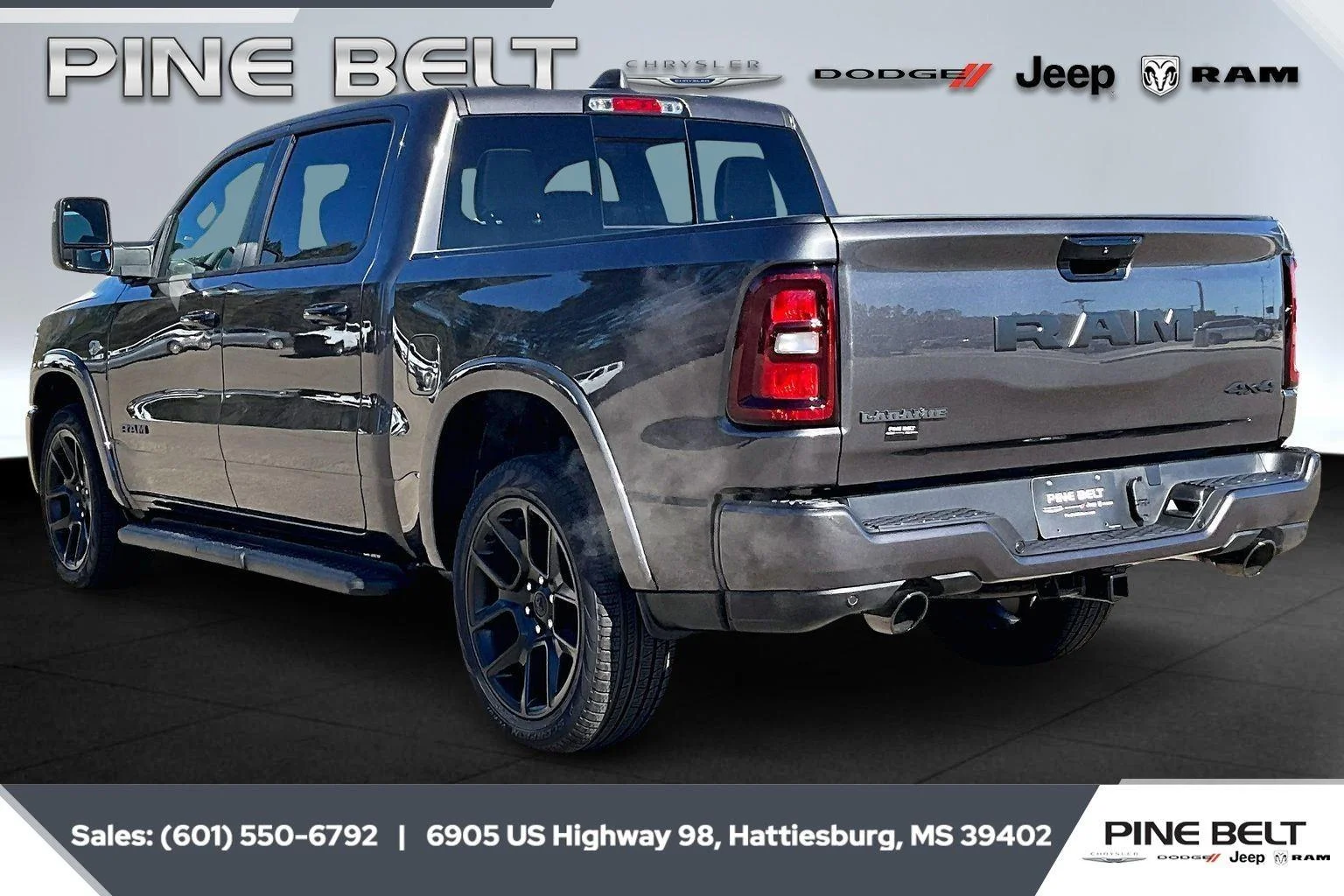 New 2026 Granite Crystal Metallic Clear-Coat Exterior Paint RAM Laramie image 3