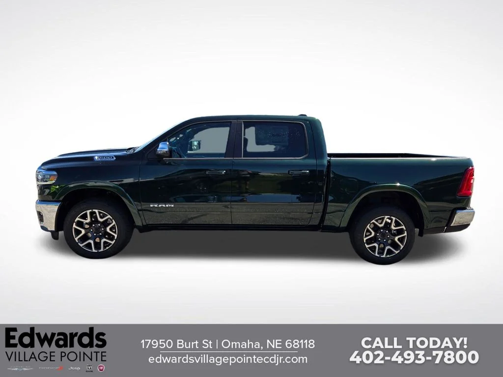 New 2026 Serrano-Green Metallic Exterior Paint RAM Laramie image 6