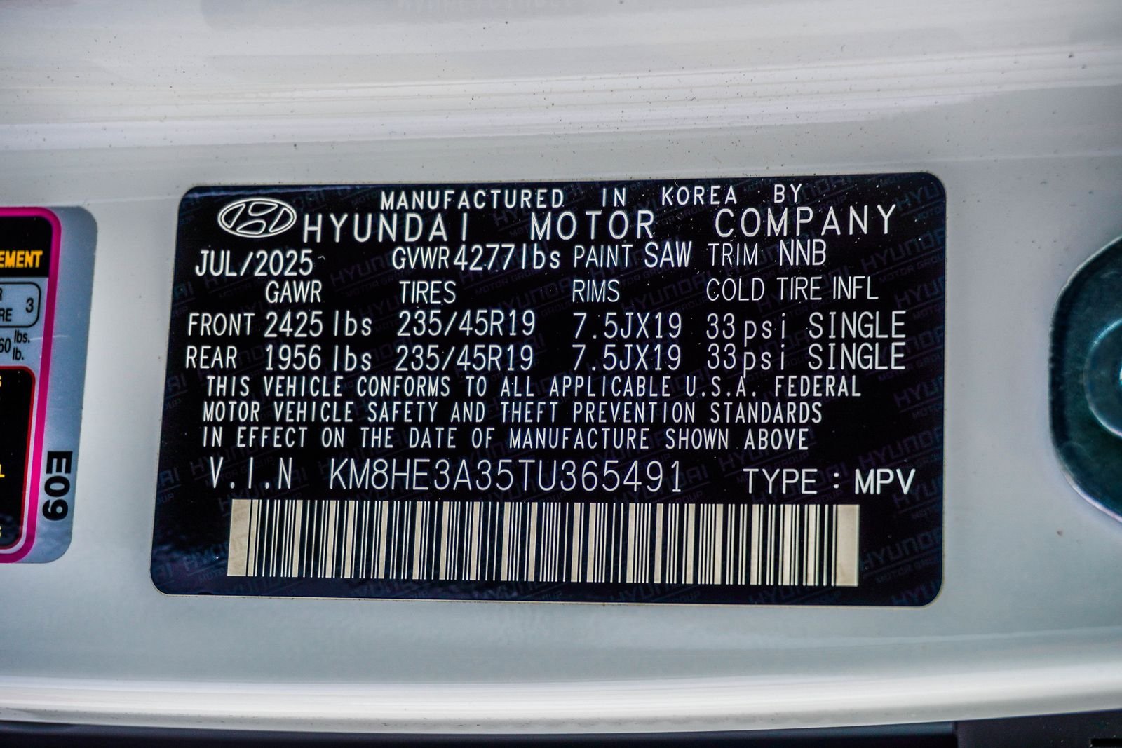 Used 2026 White Hyundai Limited image 54