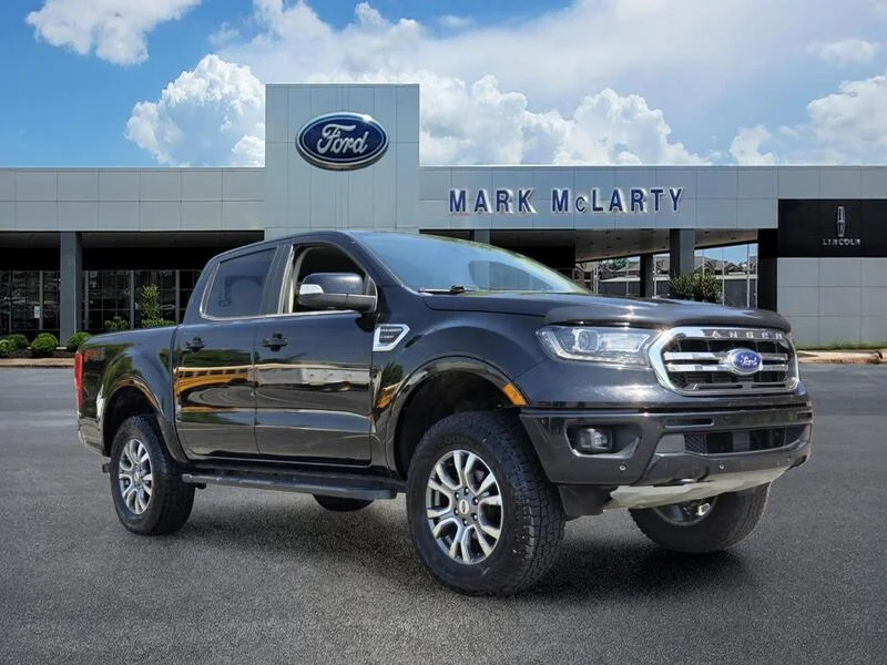Used 2019 Shadow Black FORD LARIAT 4WD SUPERCREW 5