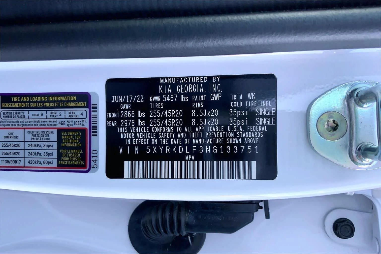Used 2022 Glacial White Pearl Kia X-Line SX Prestige image 29