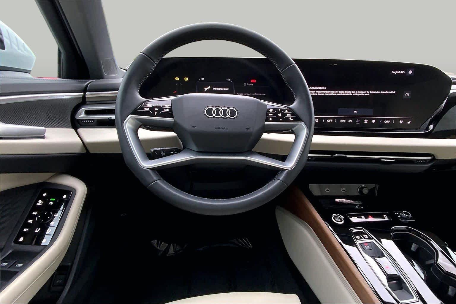 Used 2025 Glacier White Metallic Audi Premium Plus image 6