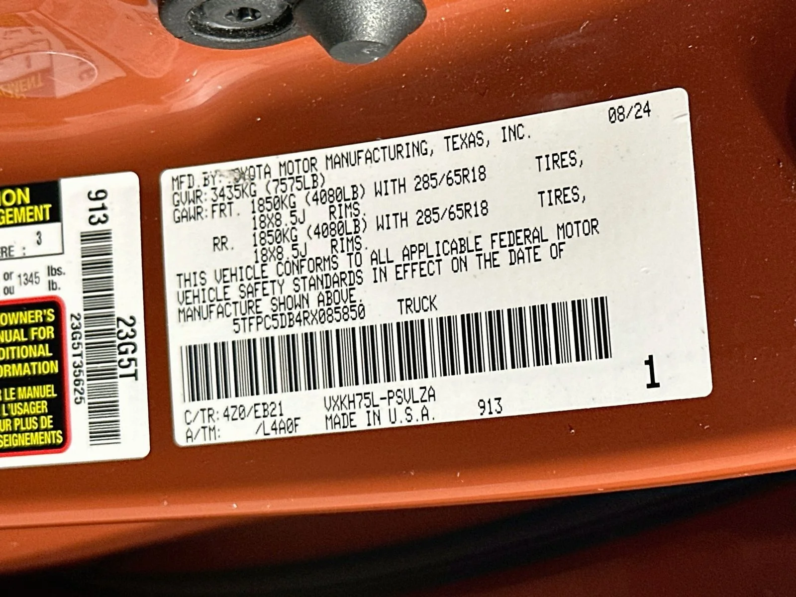 Used 2024 Terra Toyota TRD Pro image 33