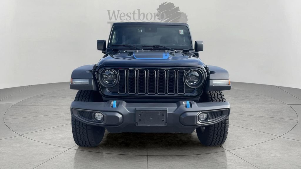 Used 2024 Black Jeep Hybrid Rubicon 4xe image 2