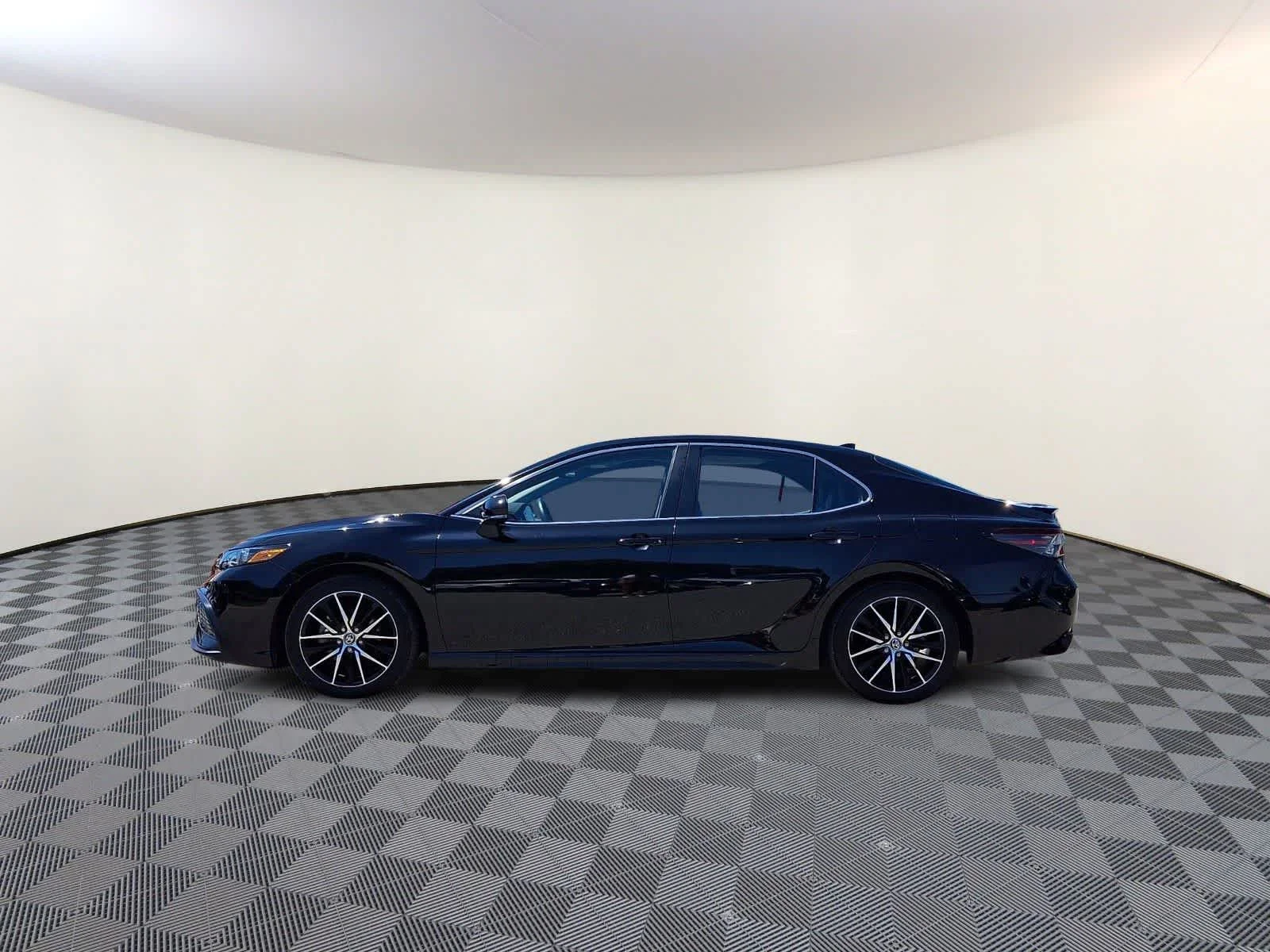 Certified Used 2024 Midnight Black Metallic Toyota SE image 9