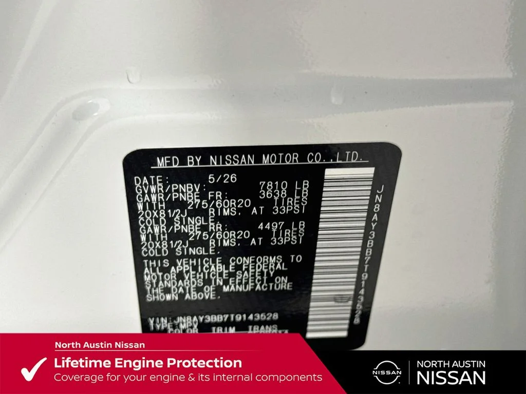 New 2026 White Nissan SL image 43