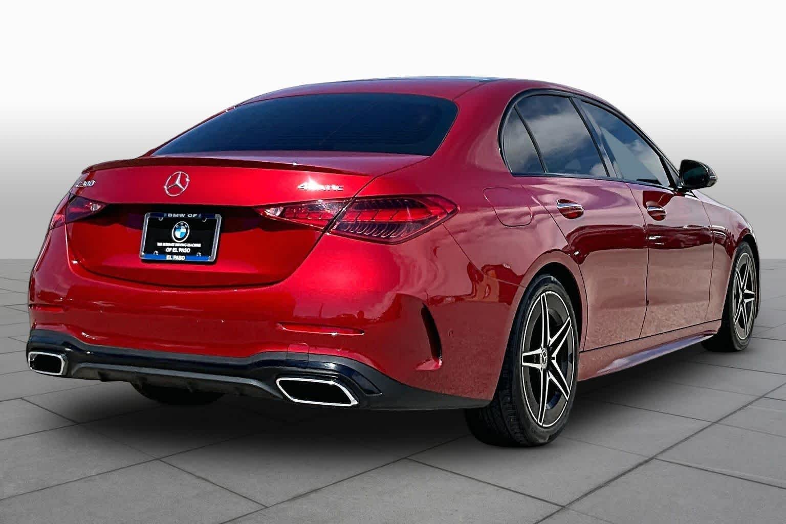 Used 2022 MANUFAKTUR Cardinal Red Metallic Mercedes-Benz C 300 image 12
