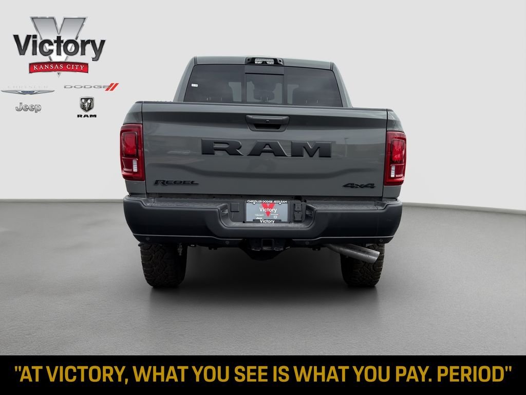 New 2026 Ceramic Gray Clear-Coat Exterior Paint RAM Rebel image 6