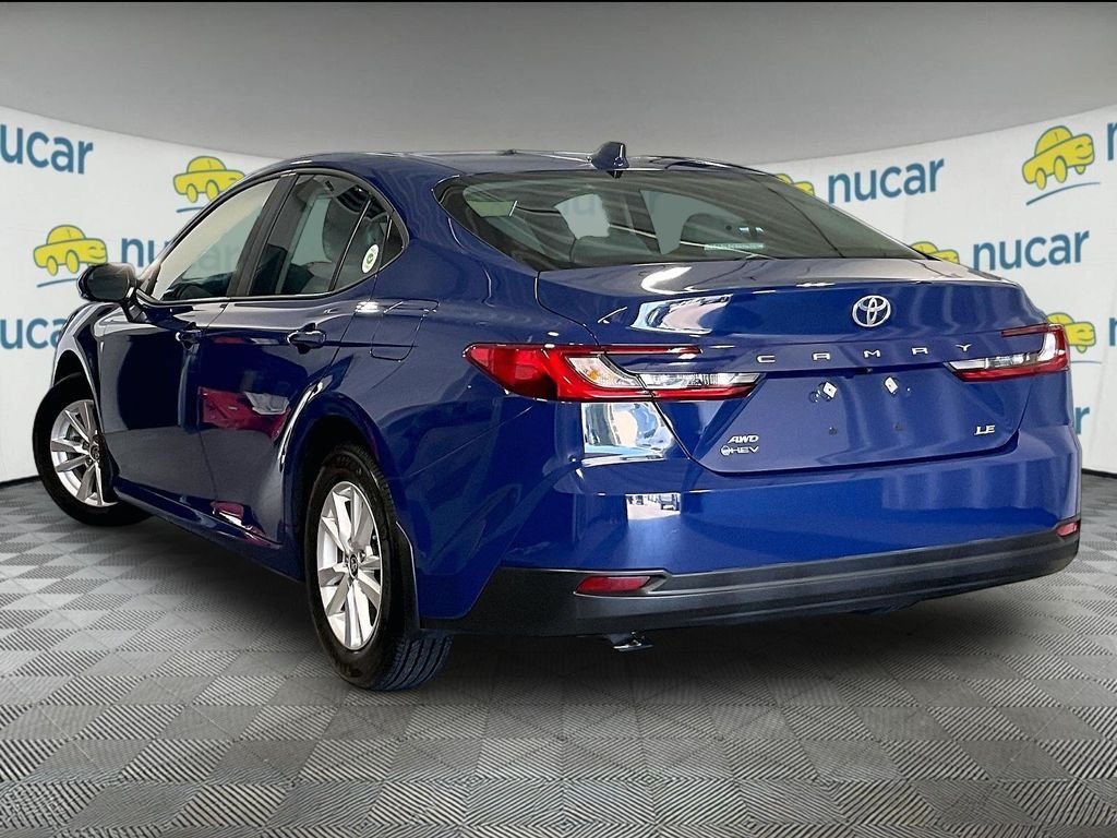 Used 2025 Blue Toyota LE image 4