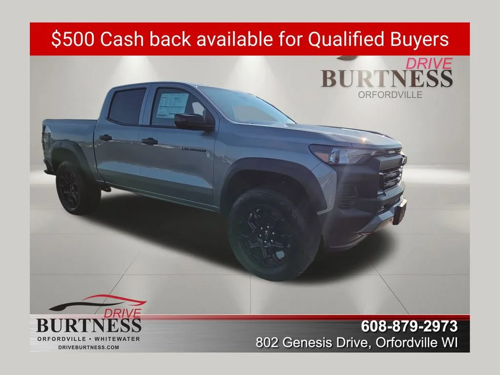 New 2026 Sterling Gray Metallic Chevrolet Trail Boss image 1