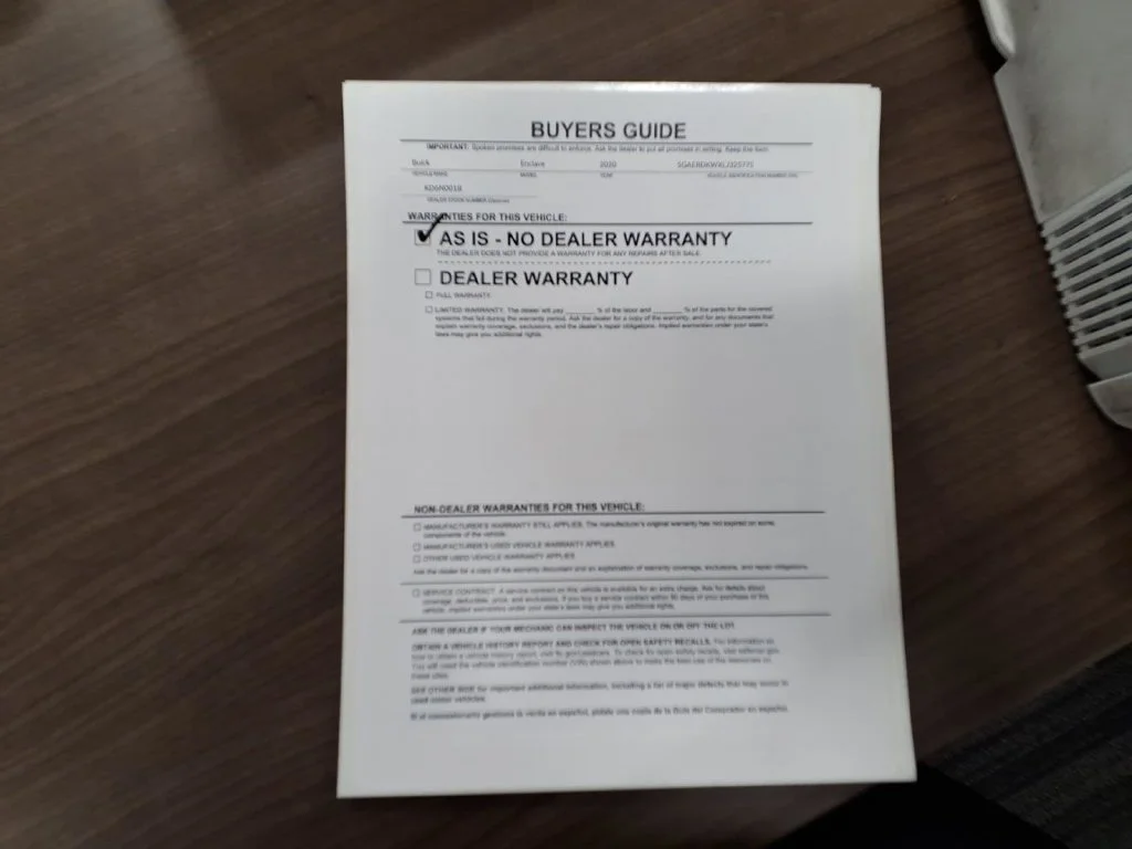 Used 2020 White Frost Tricoat Buick Avenir image 33