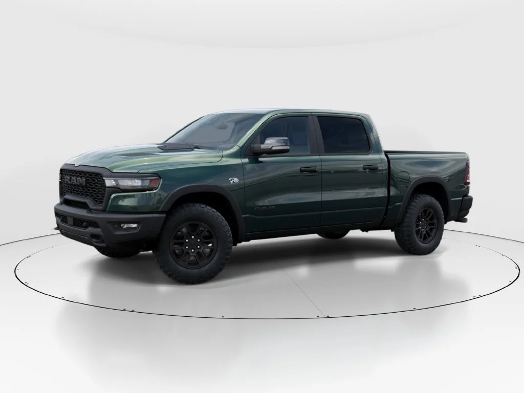 New 2026 Serrano-Green Metallic Exterior Paint RAM Rebel image 2