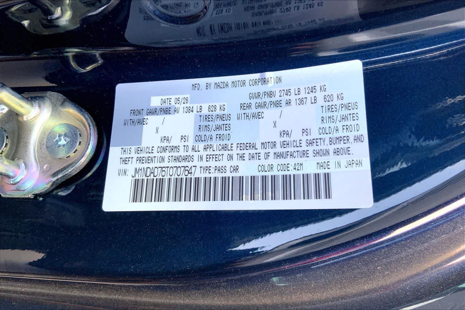 New 2026 Deep Crystal Blue Mica Mazda Grand Touring image 21