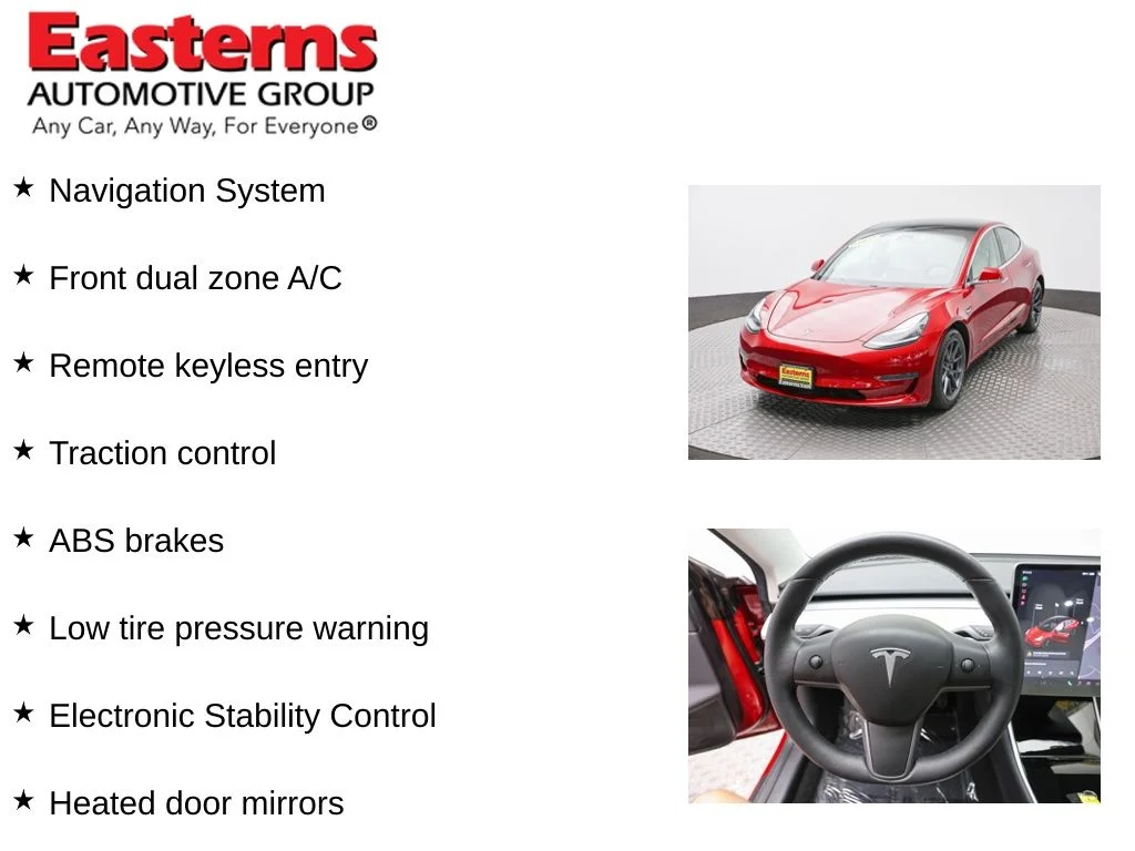 Used 2019 Red Tesla Standard image 11
