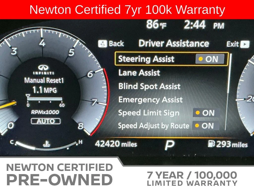 Certified Used 2025 Warm Titanium INFINITI Sensory image 39