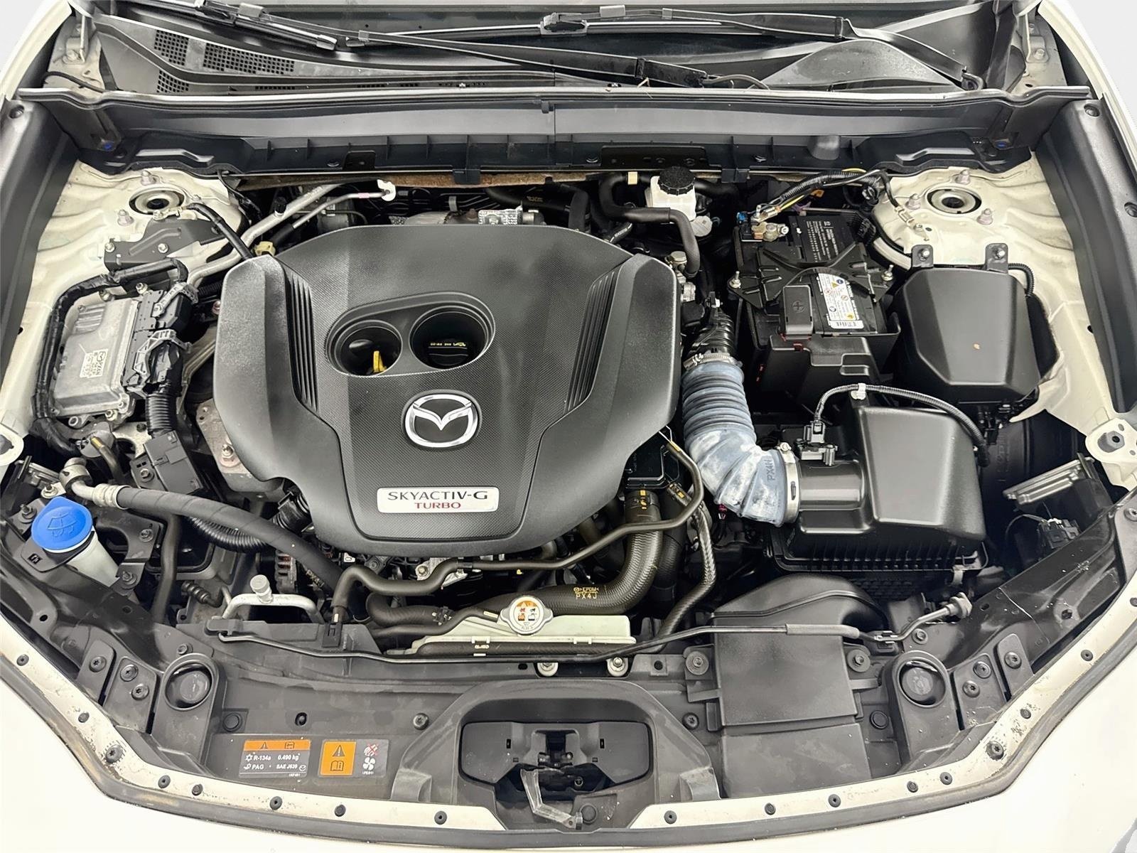 Used 2021 Snowflake White Pearl Mica Mazda Turbo Premium Package image 31