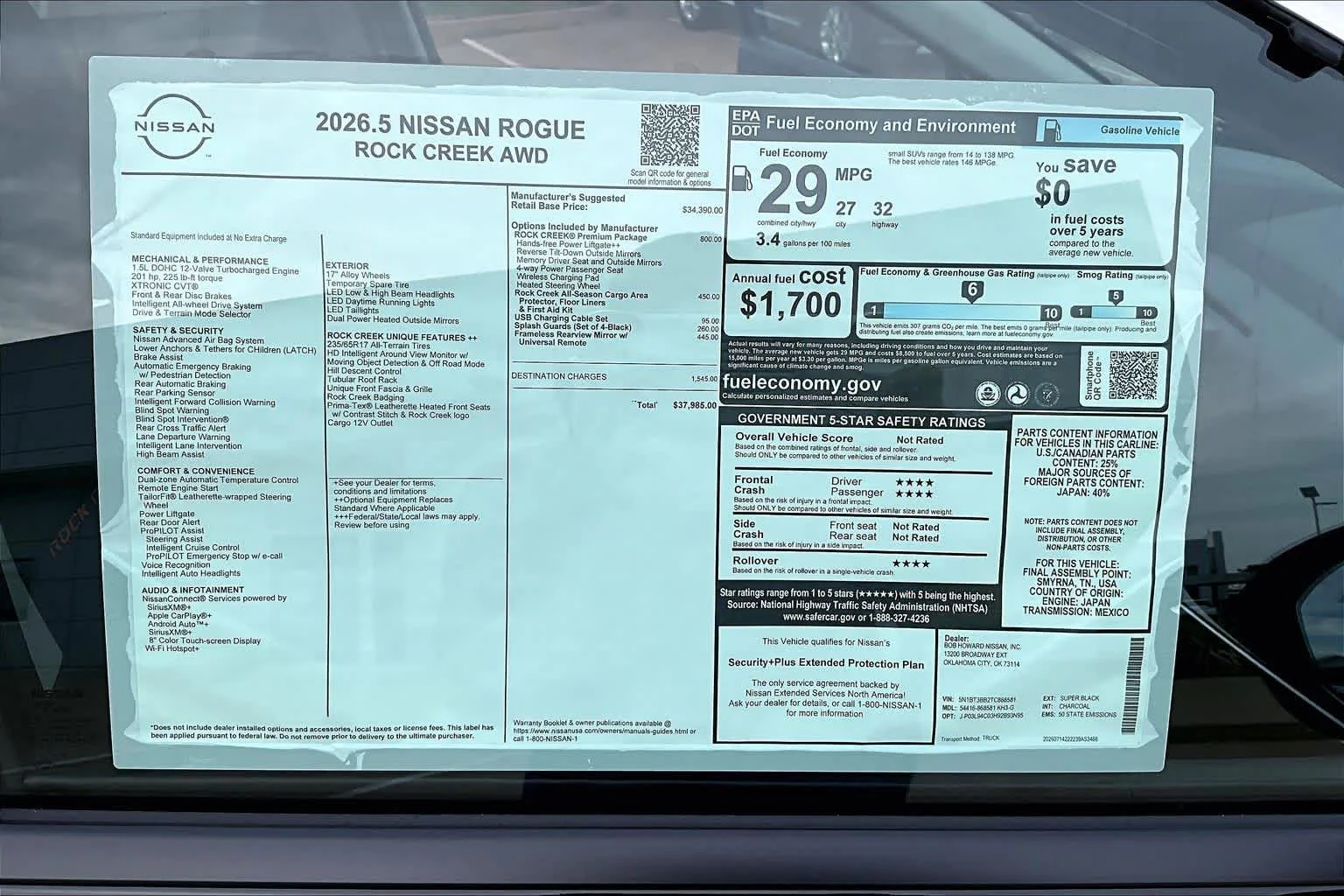 New 2026 Super Black Nissan Rock Creek image 17