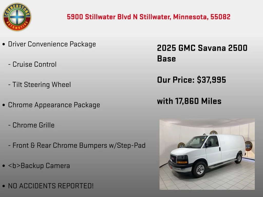 Used 2025 White GMC Work Van image 5