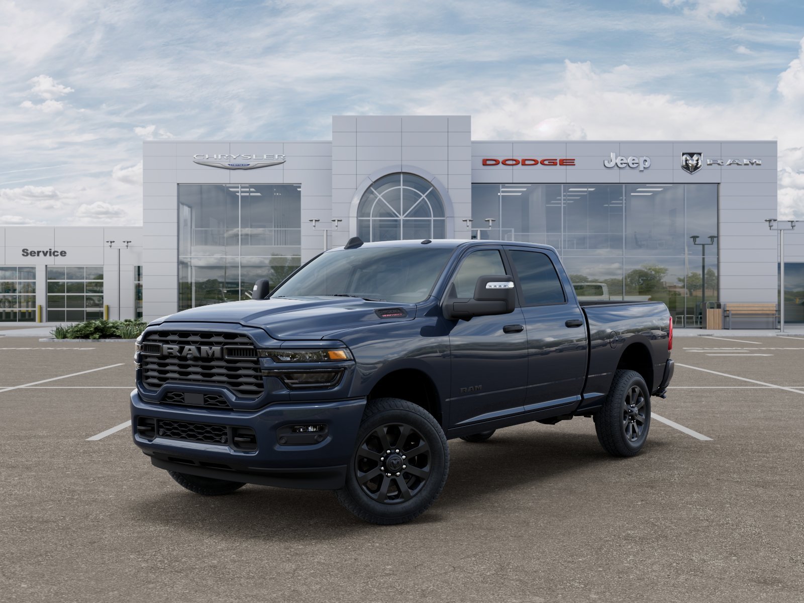 New 2026 Forged Blue Metallic Exterior Paint RAM Big Horn image 31