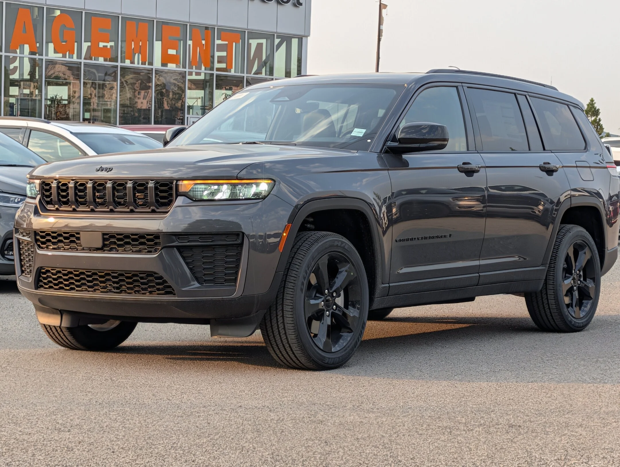 New 2026 Grey Jeep Altitude - - 20 Gloss Black Wheels - Capri Leatherette/Suede - Remote Start - Altitude Pkg & More! image 4