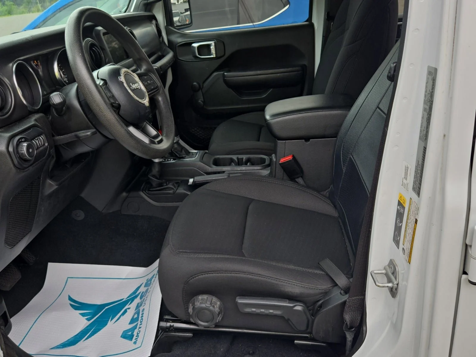 Used 2022 Bright White Clearcoat Jeep Unlimited Sport image 5