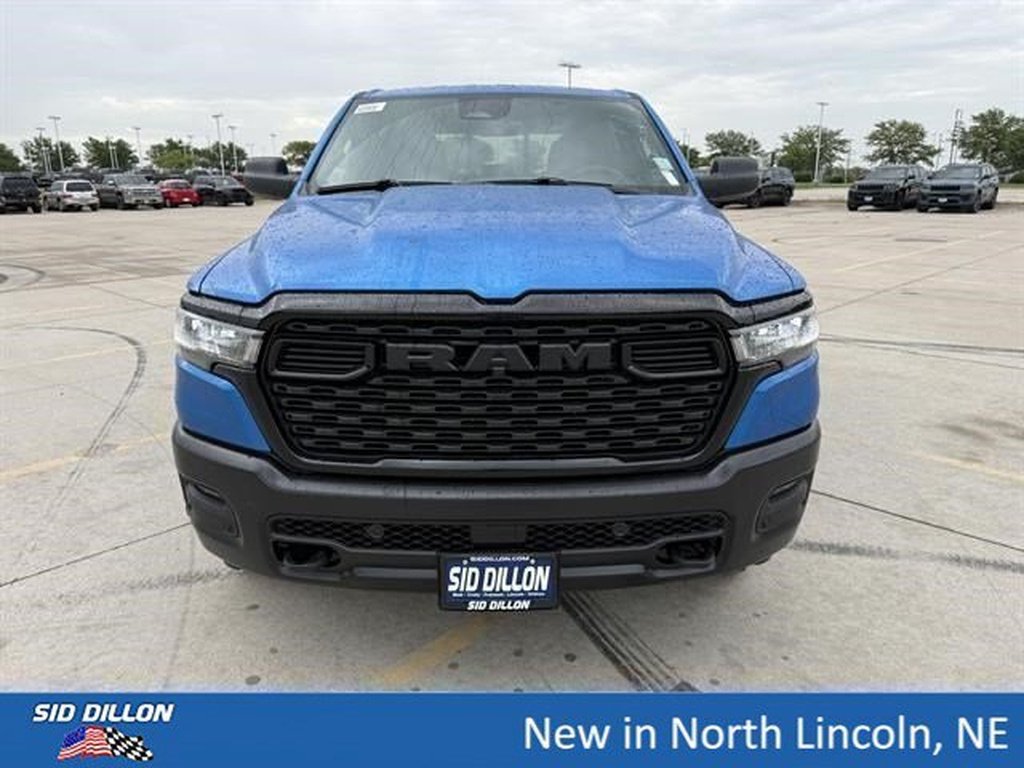 New 2026 Hydro Blue Pearl-Coat Exterior Paint RAM Warlock Crew Cab 4x4 5