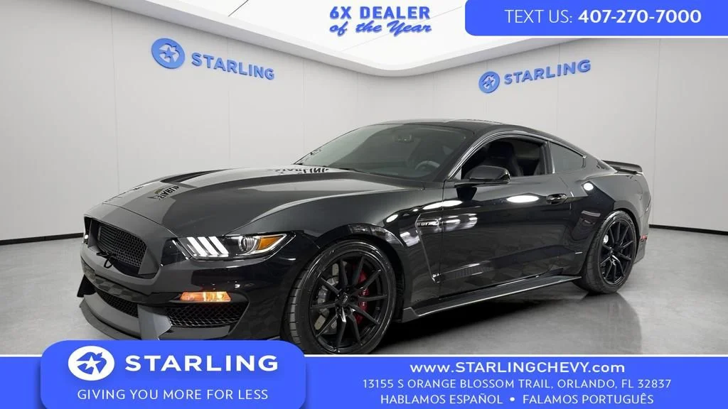Used 2017 Black Ford Shelby GT350 image 1