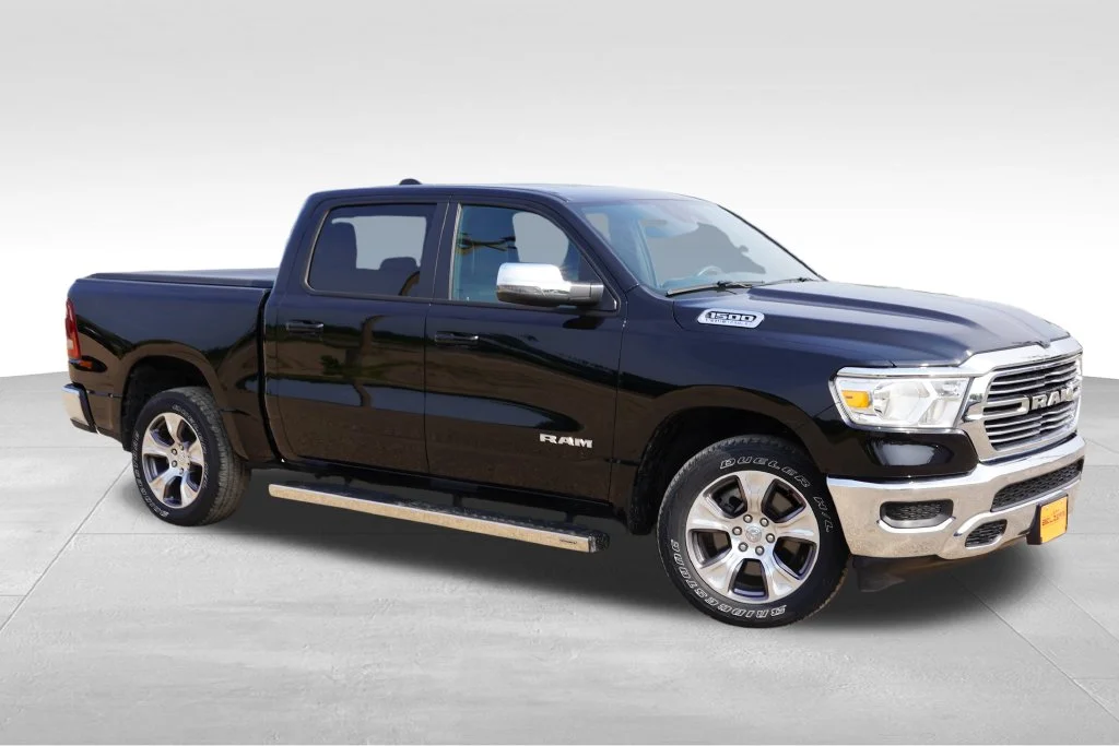 Used 2024 Diamond Black Ram Laramie image 2