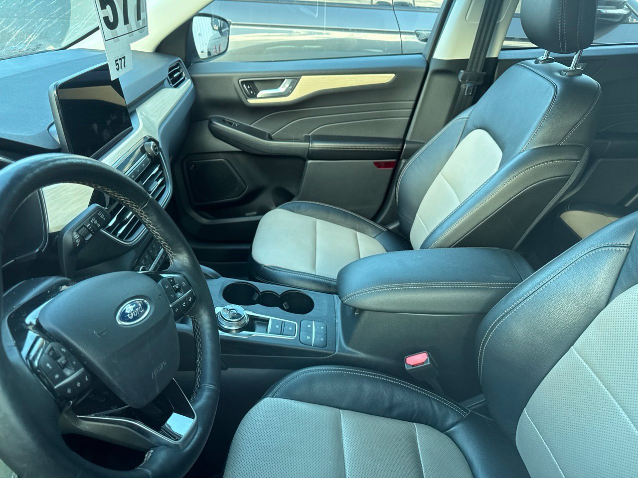 Used 2021 White Ford Titanium image 6