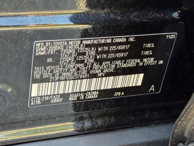 Used 2025 Black Toyota XLE image 24