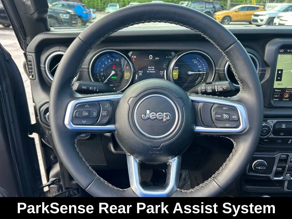 Used 2022 Gray Jeep Unlimited Sahara 4xe image 17