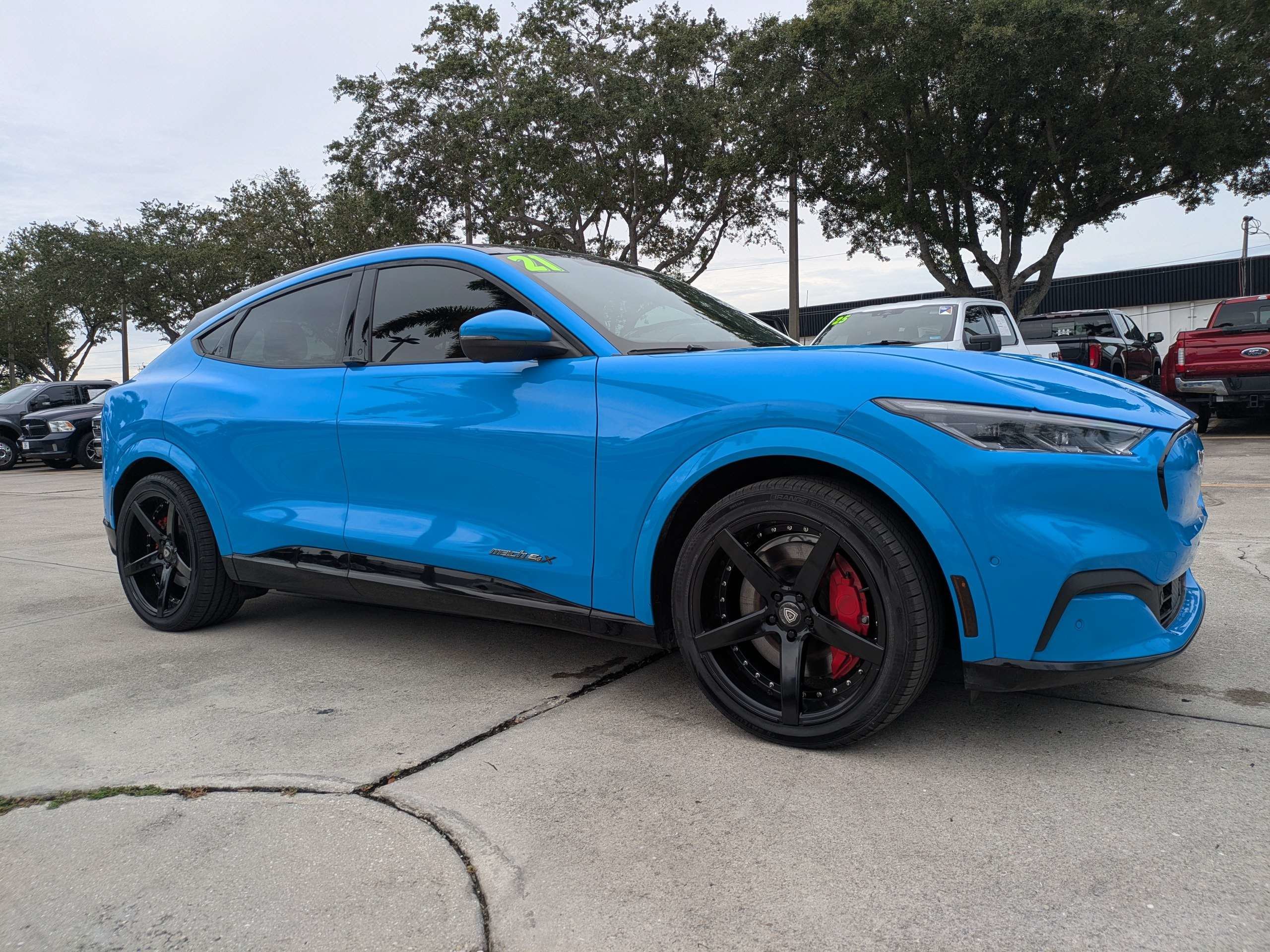 Used 2021 Ford Mustang Mach-E Premium AWD First Edition with VIN 3FMTK3SU7MMA07003 for sale in Naples, FL